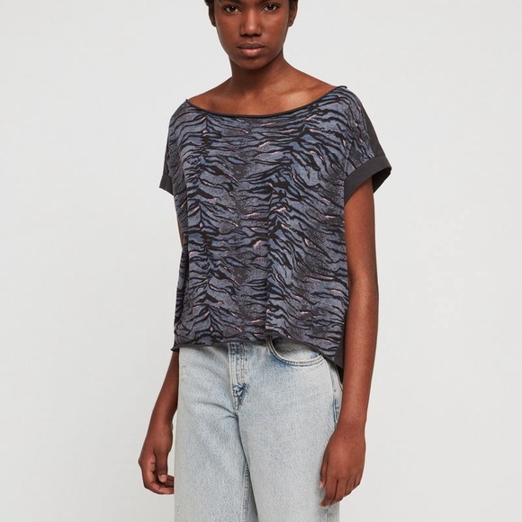 Allsaints Tygers Pina T-shirt - Picture 2 of 6